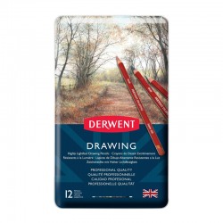 Set 12 creioane colorate Drawing Derwent