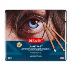 Set 24 creioane colorate Lightfast Derwent