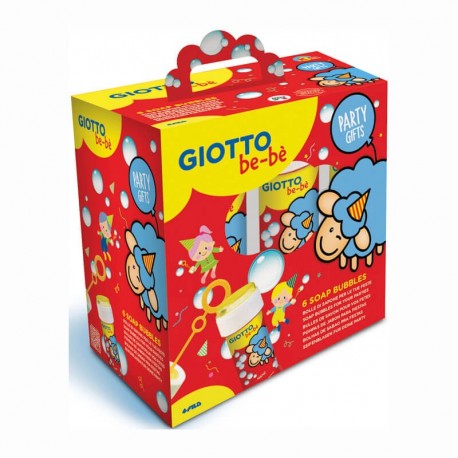 Set 6 tuburi baloane sapun Giotto Bebe