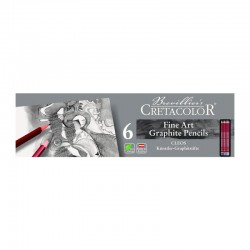 Set 6 creioane grafit Cleos Cretacolor
