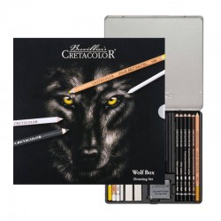 Set desen Wolf Box Cretacolor