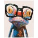 Pictura pe numere Frog with glasses Atelier