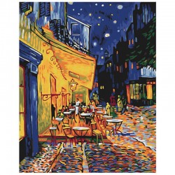 http://Pictura pe numere Night cafe in Arles Atelier