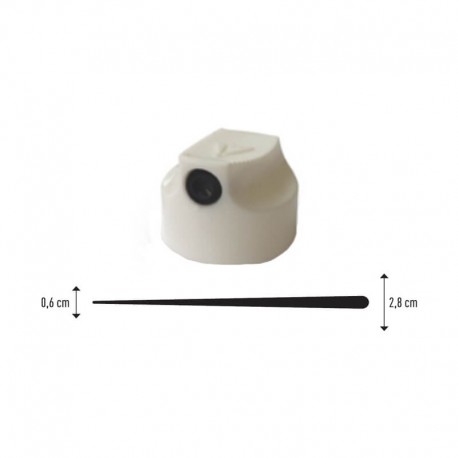 Cap spray White Soft Kobra