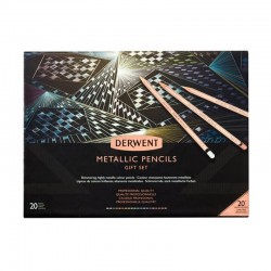 http://Set 20 creioane colorate metalice Derwent