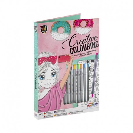 Carte colorat cu 8 linere copii model 1