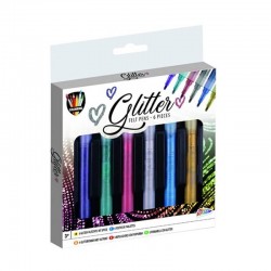 http://Set 6 markere glitter