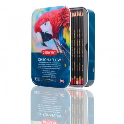 Set 36 creioane colorate Chromaflow Derwent