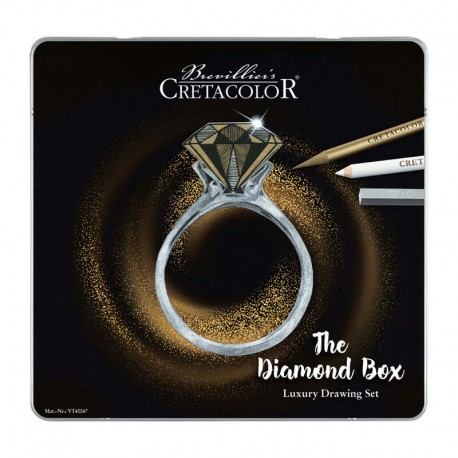 Set desen The Diamond Box Cretacolor