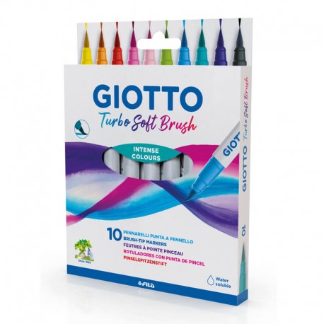Set 10 markere pensula Giotto