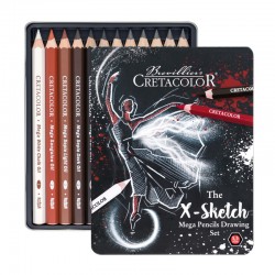 Set 12 creioane schita Mega Cretacolor