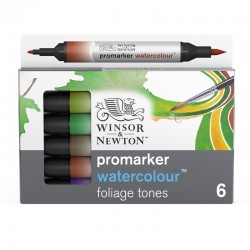 Set 6 Promarker Watercolour Foliage Winsor & Newton