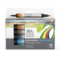 Set 12 Promarker Watercolour Landscape Winsor & Newton