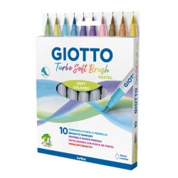 Set 10 carioci soft brush Pastel Giotto