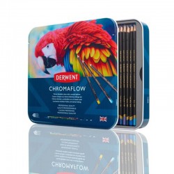 Set 48 creioane colorate Chromaflow Derwent