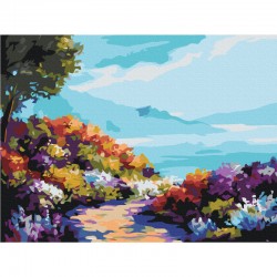 Pictura pe numere Colourful landscape Atelier
