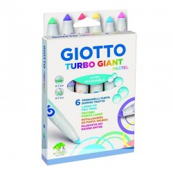Set 6 carioci pastel Turbo Giant Giotto