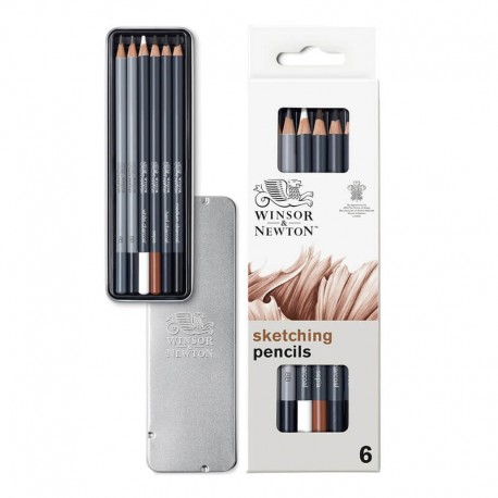 Set 6 creioane schita Winsor Newton