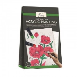 Kit pictura acrilica flori Grafix