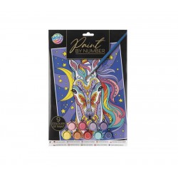 Caton pictura pe numere copii Unicorn