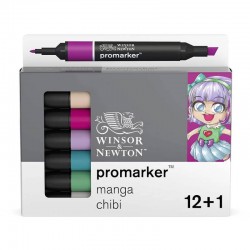 Set 12 Promarker Manga Chibi Winsor & Newton