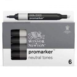 Set 6 Promarker Neutral Tones Winsor & Newton