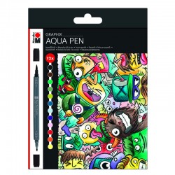 Set 12 markere Aqua Pen Mega Mash Graphix