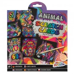 Set Scratch Cards Animals