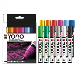 Set 12 markere 1.5-3 mm Versatile Yono Marabu