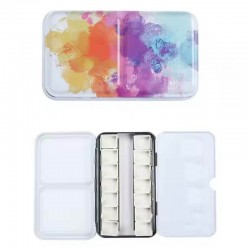 Paleta pictura acuarela 12 godete Meeden