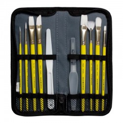 Trusa 10 pensule Mixed Media Simply Daler Rowney