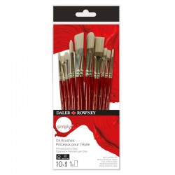 Set 10 pensule Oil Simply Daler Rowney