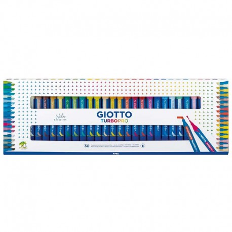 Set 30 markere acuarela Turbo Pro Giotto