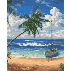 Pictura pe numere Paradise Island Atelier