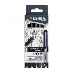 Set 5 linere MangaPen Lyra