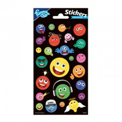 Stickere autoadezive Cool Faces