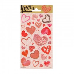 Stickere autoadezive Love Hearts