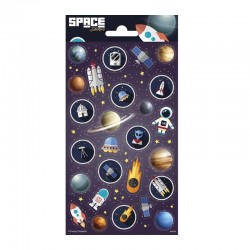Stickere autoadezive Space