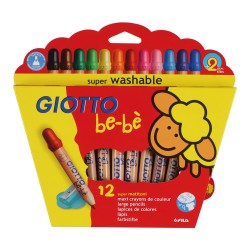 Set 12 creioane colorate Giotto Bebe
