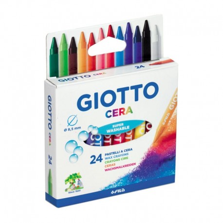 Set 12 creioane cerate Giotto