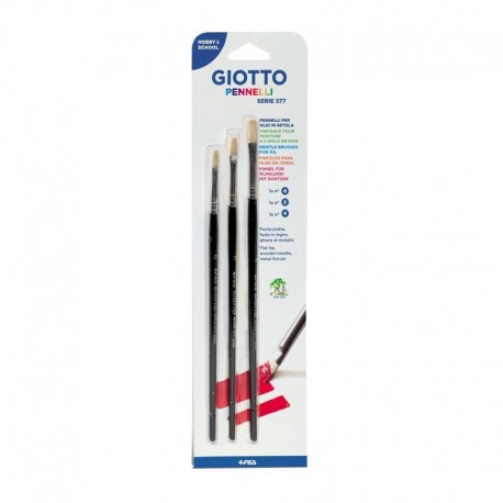 Set 3 pensule ponei Giotto