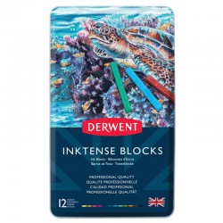Set 12 batoane Inktense Derwent