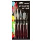 Set 5 cutite pictura metal Atelier